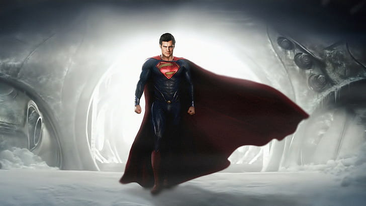 movies man of steel superman henry cavill, HD wallpaper