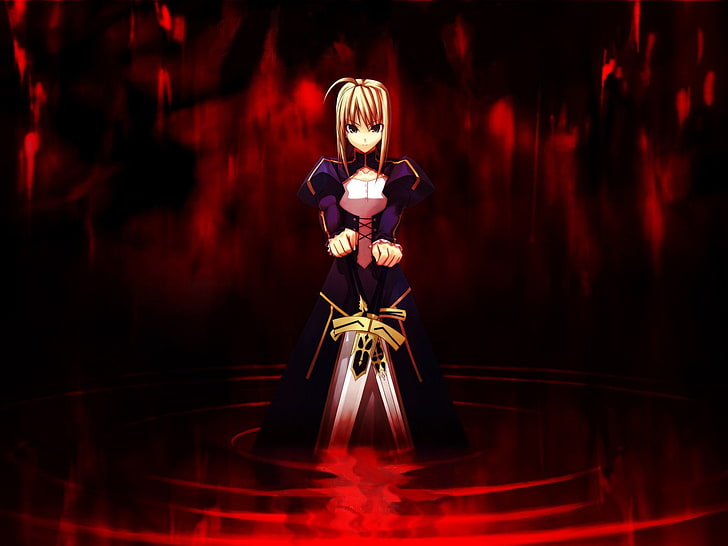 Saber Alter wallpaper, Fate Series, Fate/Stay Night, Saber (Fate Series), HD wallpaper