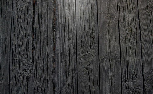 Fundo de madeira preto, superfície de madeira cinza, Aero, Preto, Madeira, Plano de fundo, HD papel de parede HD wallpaper