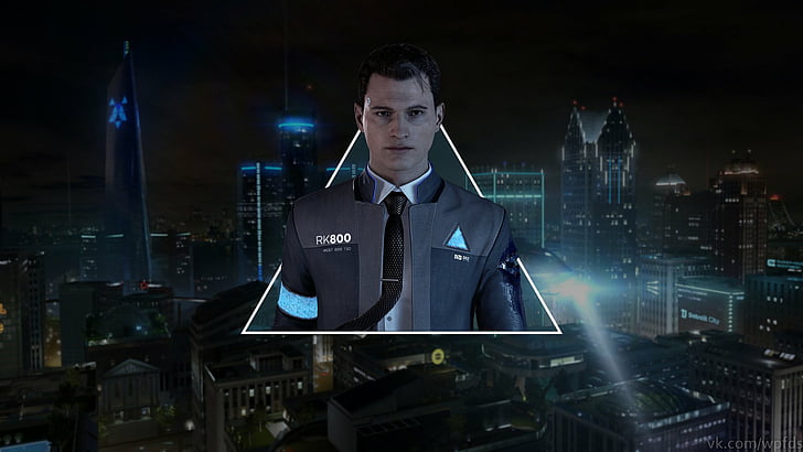 Videospiel, Detroit: Mensch werden, Connor (Detroit: Mensch werden), HD-Hintergrundbild