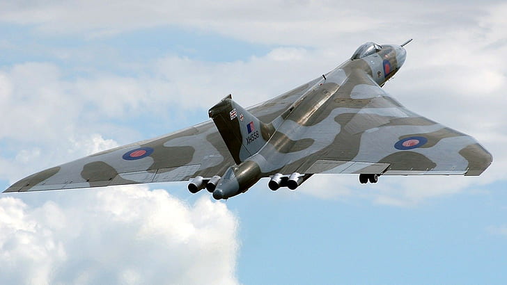 Avro Vulcan, militar, bombardero, RAF, Fondo de pantalla HD