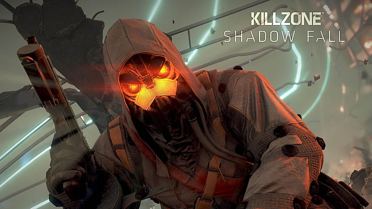 Fondo de pantalla de Killzone Shadow Fall, Killzone, Killzone: Shadow Fall, pistola, videojuegos, arte digital, arma, Fondo de pantalla HD