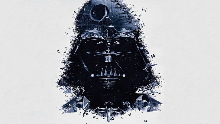 Star Wars wallpaper, Darth Vader, Star Wars, artwork, HD wallpaper
