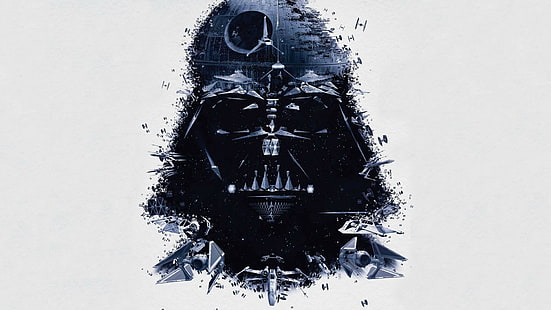 Star Wars wallpaper, Darth Vader, Star Wars, artwork, HD wallpaper HD wallpaper
