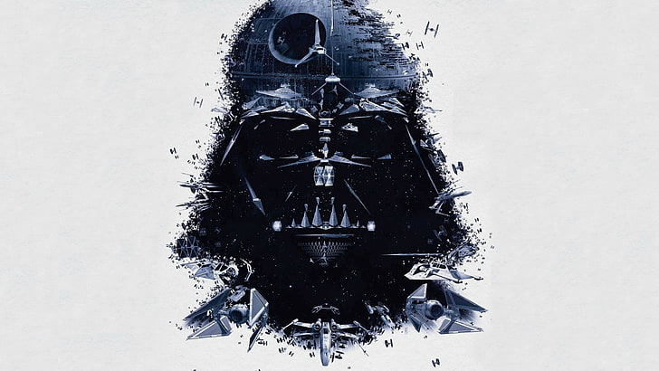 Star Wars, artwork, Darth Vader, HD wallpaper
