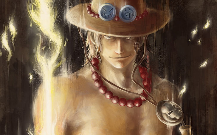 One Piece Portgas D. Ace ilustracja, anime, Portgas D. Ace, One Piece, Tapety HD