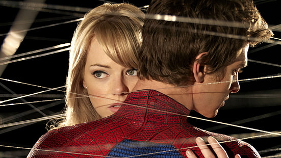 Spider-Man, The Amazing Spider-Man, Andrew Garfield, Emma Stone, HD wallpaper HD wallpaper