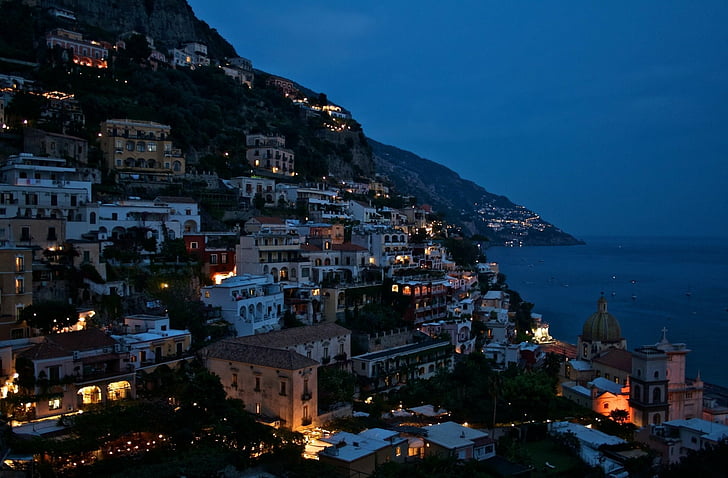 Towns, Positano, Italy, Salerno, HD wallpaper