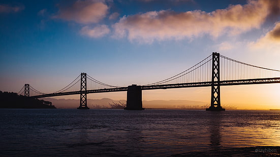 San Francisco, Bay Bridge, puente, Fondo de pantalla HD HD wallpaper