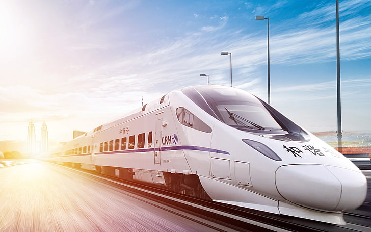China High Tech Harmony High Speed ​​Rail, HD tapet