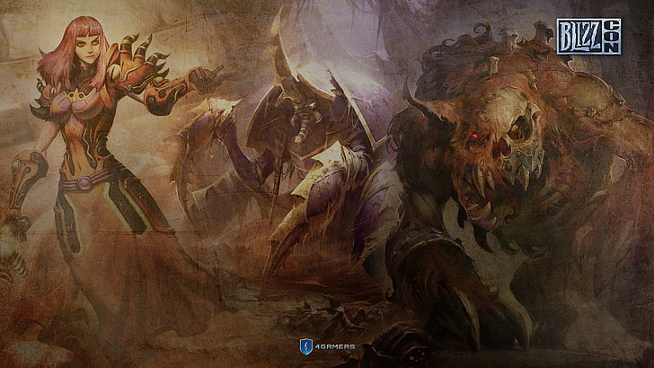 Cartaz do jogo Blizz Con, Blizzard Entertainment, World of Warcraft, 4Gamers, BlizzCon, videogames, HD papel de parede