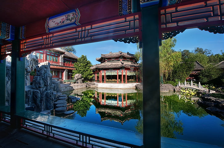 Monuments, Forbidden City, Beijing, China, HD wallpaper