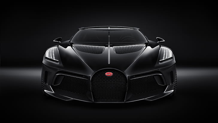 Bugatti, Bugatti La Voiture Noire, Schwarzes Auto, Auto, Sportwagen, Supercar, Fahrzeug, HD-Hintergrundbild