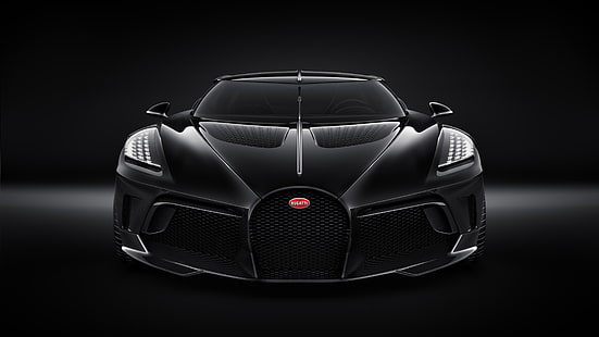 Bugatti, Bugatti La Voiture Noire, Black Car, Voiture, Voiture de sport, Supercar, Véhicule, Fond d'écran HD HD wallpaper