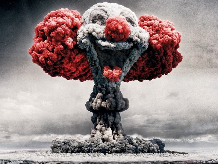 ridere, bomba atomica, Sfondo HD