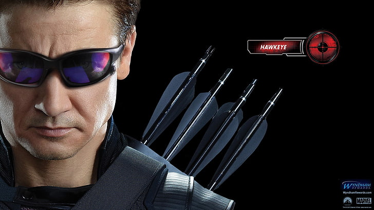 movies, The Avengers, Hawkeye, Jeremy Renner, Clint Barton, Marvel Cinematic Universe, HD wallpaper