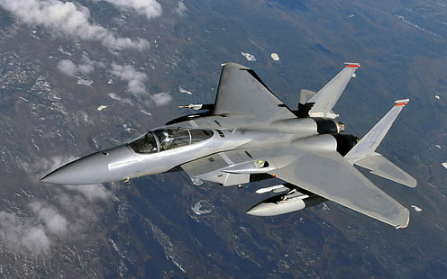 avión, f-15 Eagle, f-15C, jet Fighter, militar, máquina de guerra, Fondo de pantalla HD HD wallpaper
