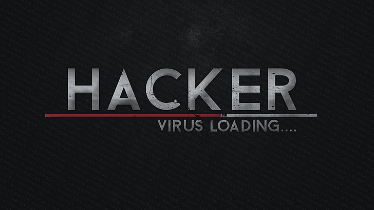 virus hacker caricamento testo, hacking, hacker, computer, tipografia, Sfondo HD