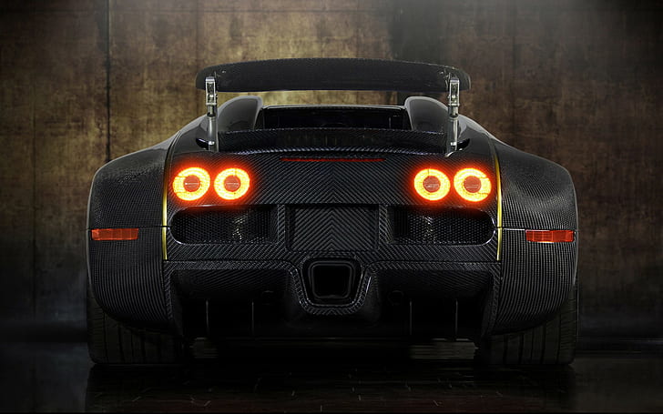 Serat Karbon Carbon Bugatti Veyron HD, mobil, bugatti, karbon, serat, veyron, Wallpaper HD