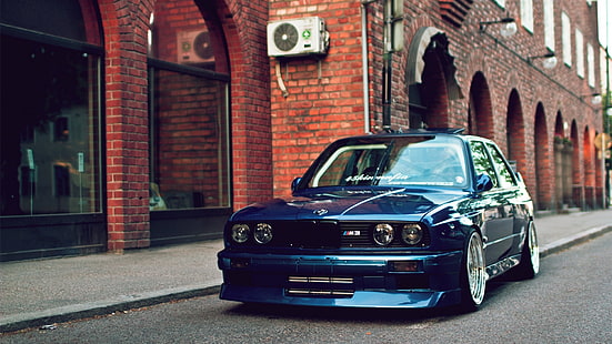 niebieski BMW E32, maszyna, niebieski, pulpit, samochód, piękny, tapety, 1920x1080, E30, BMW, tapeta, samochody, postawa, ściany, Tapety HD HD wallpaper