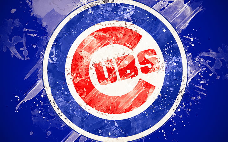 Baseball, Chicago Cubs, Logo, MLB, Tapety HD