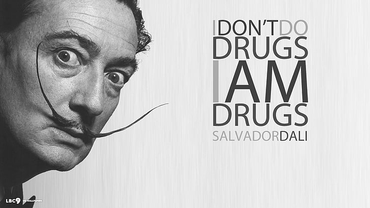 Salvador Dalí, painting, fantasy art, skull, war, clocks, time, drugs, HD wallpaper
