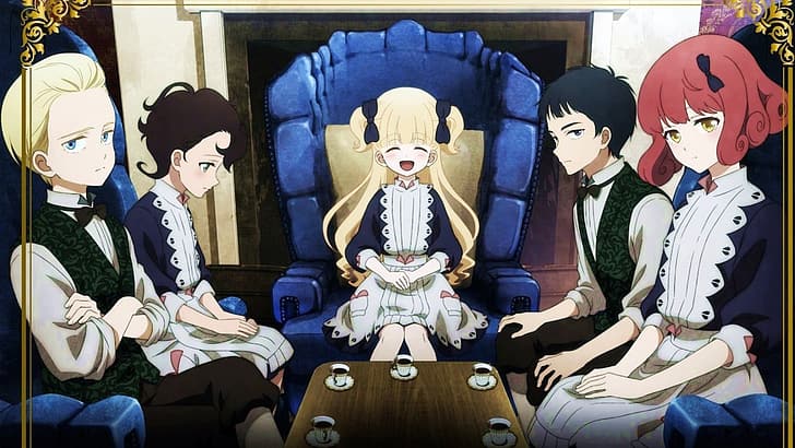 Anime-Jungs, Anime-Mädchen, Shadows House, HD-Hintergrundbild
