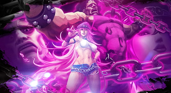 Street Fighter X Tekken - Poison Hugo, Tekken girl holding chain character, Jeux, Street Fighter, street fighter x tekken, tekken, Fond d'écran HD HD wallpaper