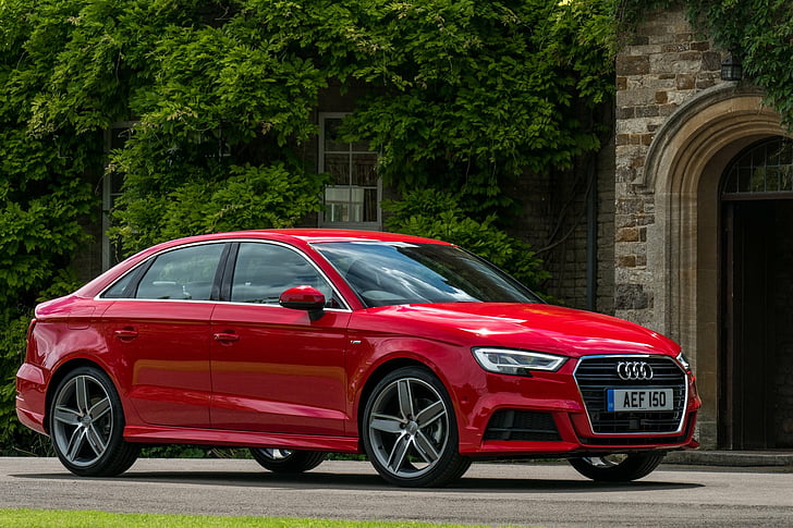 Audi, Audi A3, Coche, Coche Rojo, Vehículo, Fondo de pantalla HD