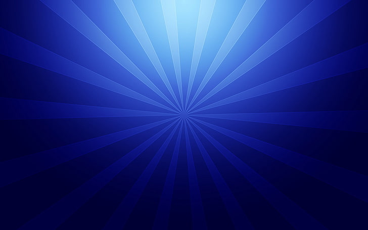 blue stripes illustration, abstract, blue, rays, line, creative, background, HD wallpaper