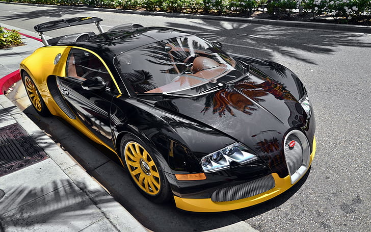 Bugatti Veyron HD, автомобили, бугатти, вейрон, HD обои