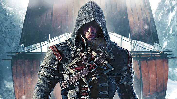 Assassin's Creed sfondo digitale, Assassin's Creed: Rogue, videogiochi, Assassin's Creed, Sfondo HD