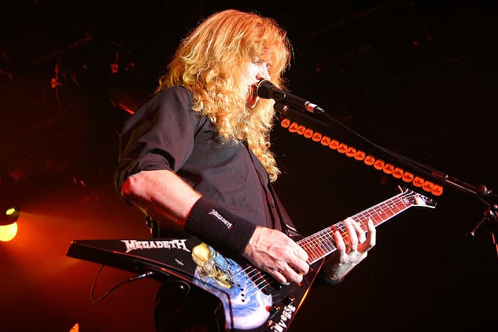 Dave Mustaine, músico, guitarrista, HD papel de parede
