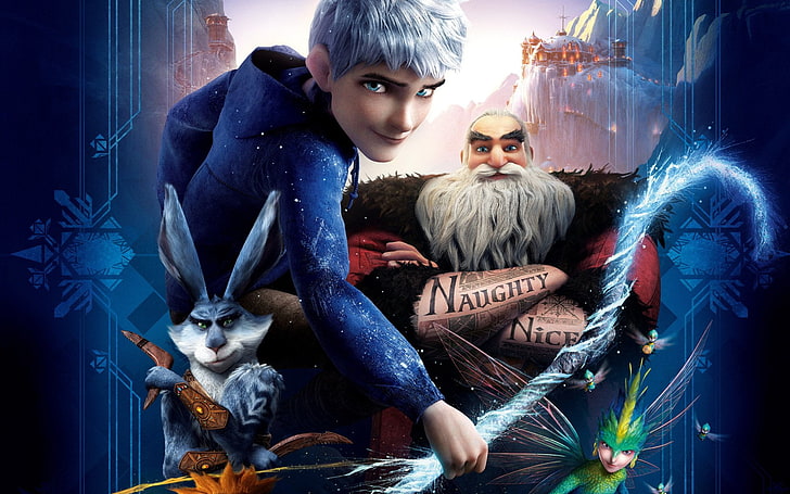 Филм, Rise Of The Guardians, Jack Frost, North (Rise Of The Guardians), Tooth (Rise Of The Guardians), HD тапет