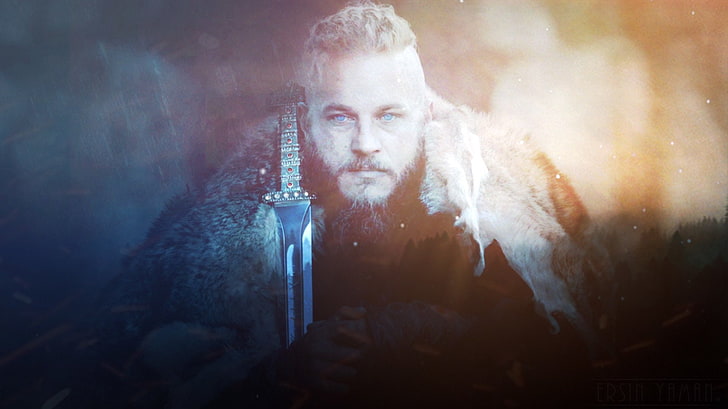 Série télévisée, Vikings, Ragnar Lothbrok, Fond d'écran HD