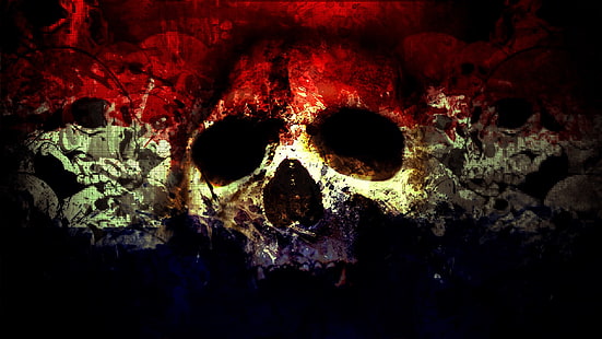 skull backgrounds for laptop, HD wallpaper HD wallpaper