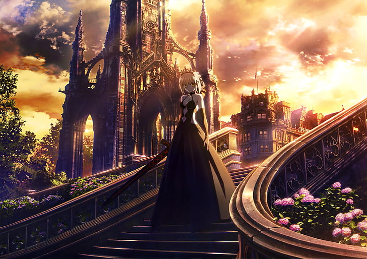 anime, anime girls, Saber Alter, Fate / Stay Night, Fate Series, Wallpaper HD