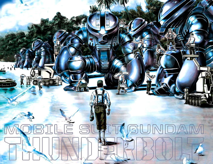 Anime, Mobile Suit Gundam Thunderbolt, HD wallpaper