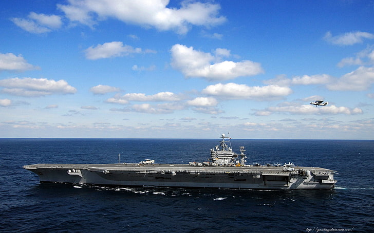 aircraft carrier, military, ship, HD wallpaper