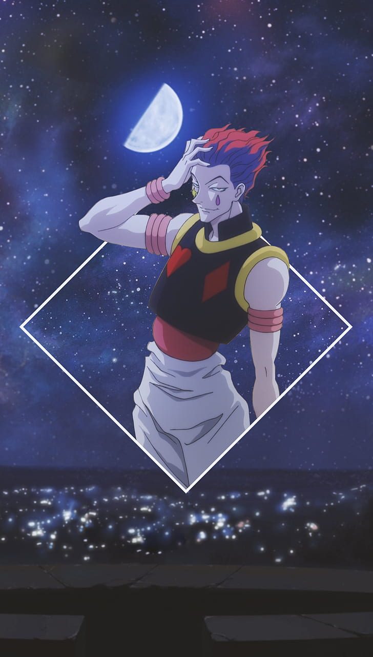 anime, anime boys, picture-in-picture, Hisoka (Hunter × Hunter), Hunter x Hunter, Sfondo HD, sfondo telefono