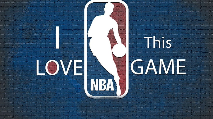 NBA-logotyp tapeter, NBA, basket, HD tapet