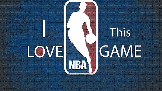 NBA logo wallpaper, NBA, basketball, HD wallpaper HD wallpaper