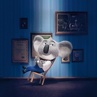 Animation, Buster Moon, 5K, Matthew McConaughey, Sing, HD wallpaper HD wallpaper