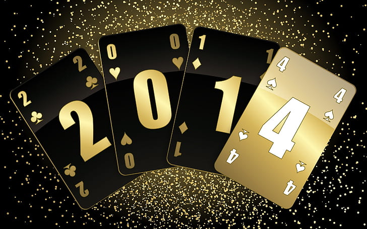2014 Cards, cards, 2014, HD wallpaper