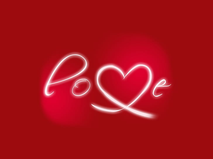 Cute Love, Red, Romance, love cute, merah, romance, Wallpaper HD