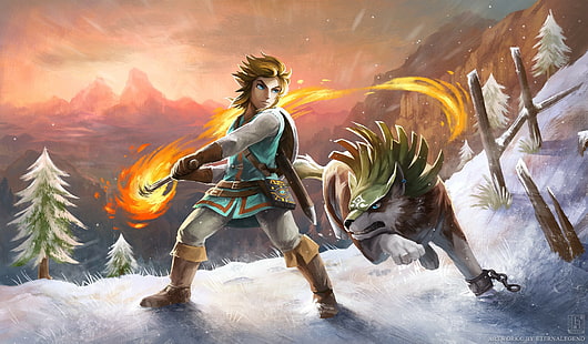 Die Legende von Zelda: Atem der Wildnis, Link, Nintendo, Die Legende von Zelda, HD-Hintergrundbild HD wallpaper