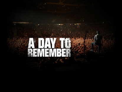 A Day To Remember, Music, Man, Audience, Concert, a day to remember, music, man, audience, concert, HD wallpaper HD wallpaper