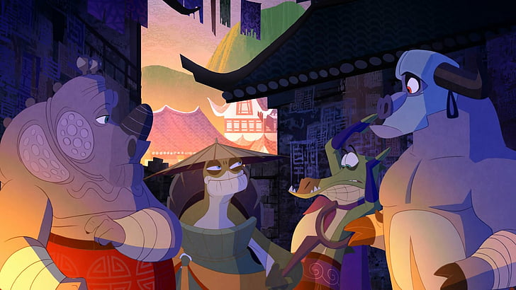 Kung Fu Panda, Kung Fu Panda: Secretos de los Maestros, Fondo de pantalla HD