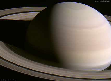 Миссия солнцестояния Кассини, Сатурн, планета, планетные кольца, Солнечная система, космос, HD обои HD wallpaper