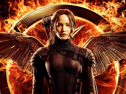 Jennifer Lawrence, The Hunger Games: Mockingjay, Part 1, Jennifer, Lawrence, Hunger, Games, Mockingjay, Fond d'écran HD HD wallpaper